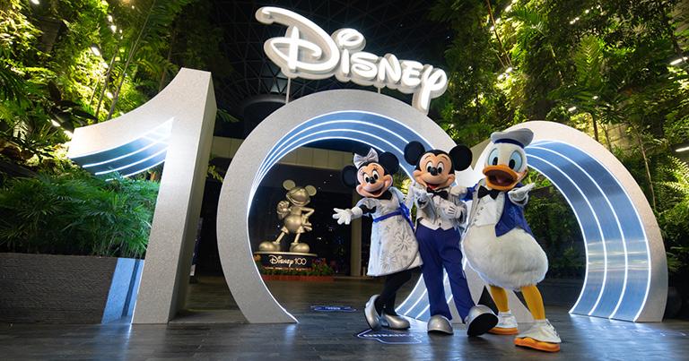 Disney Lucky Draw Booth at Changi Jewel Singapore